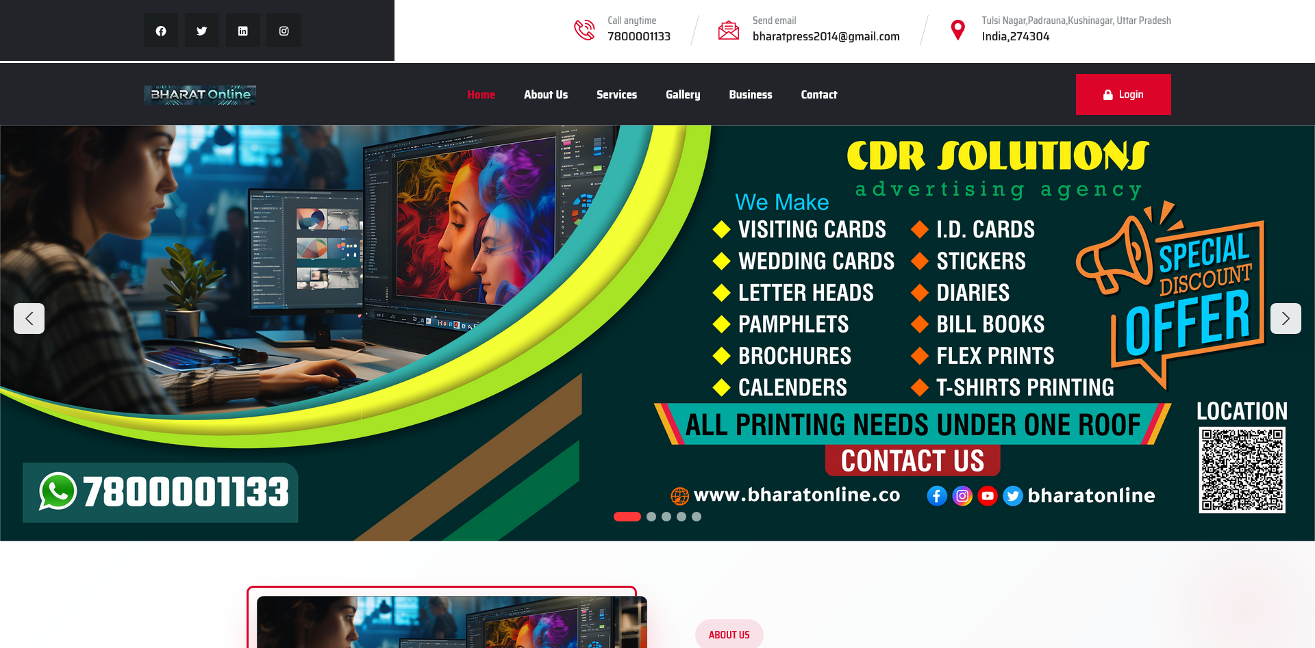 Bharat Press Business Directory Platform